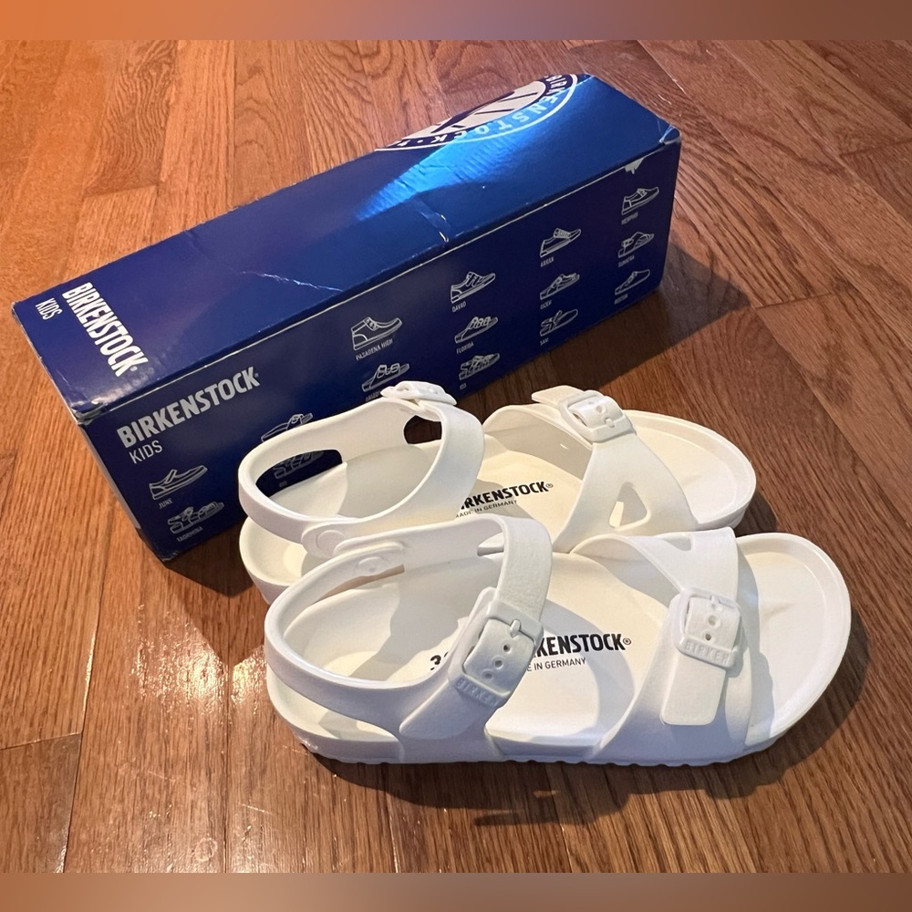 Birkenstock kids Rio Eva white size 32 EU/US 1-1.5 NEW - Picture 3 of 7